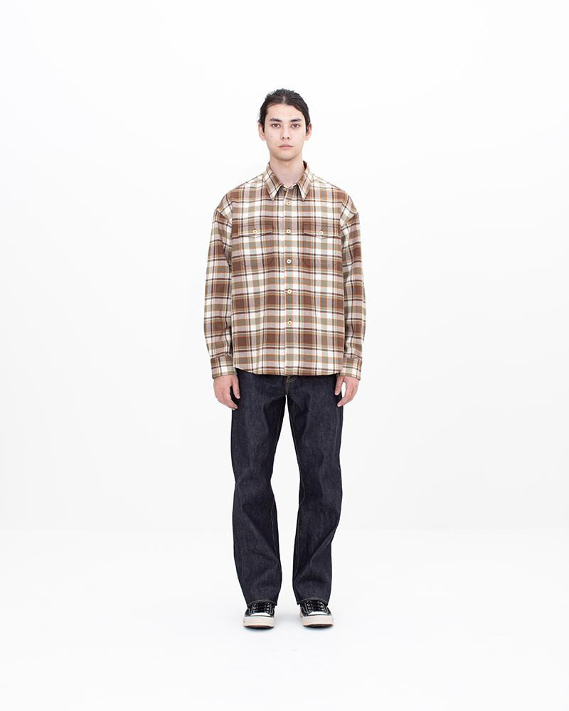 visvim LUMBER CHECK L/S BROWN outlook