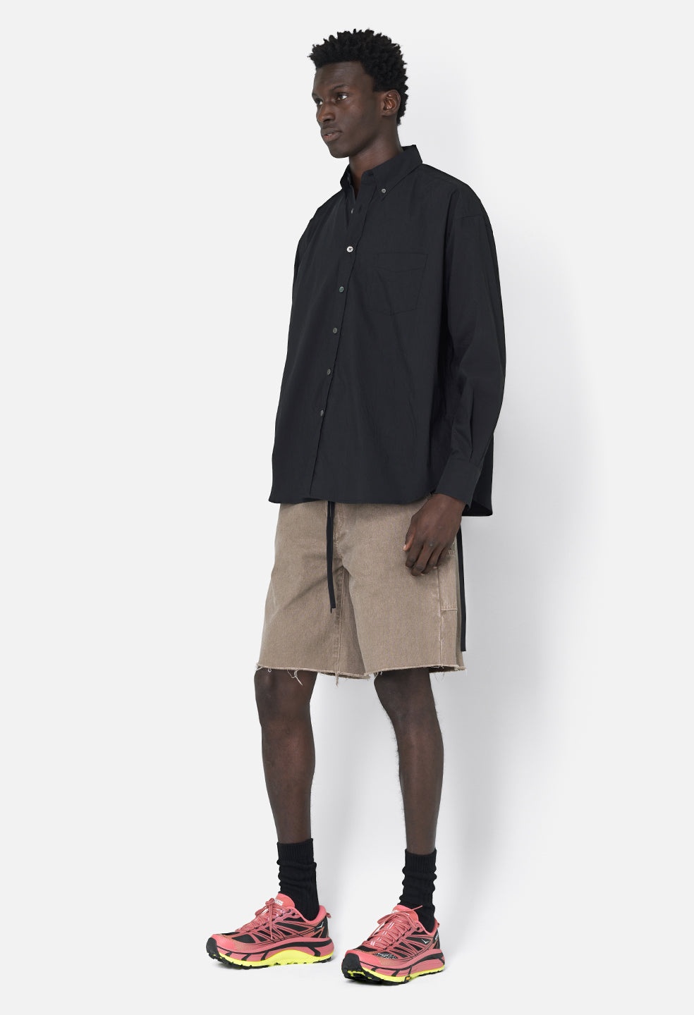 CRINKLED KIMONO SHIRT - 4