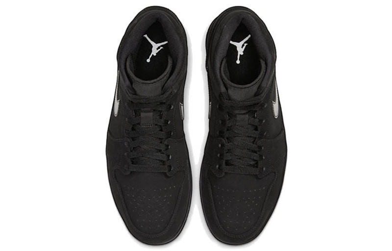 Jordan Air Jordan 1 Mid 'Triple Black Suede' 554724-056 outlook