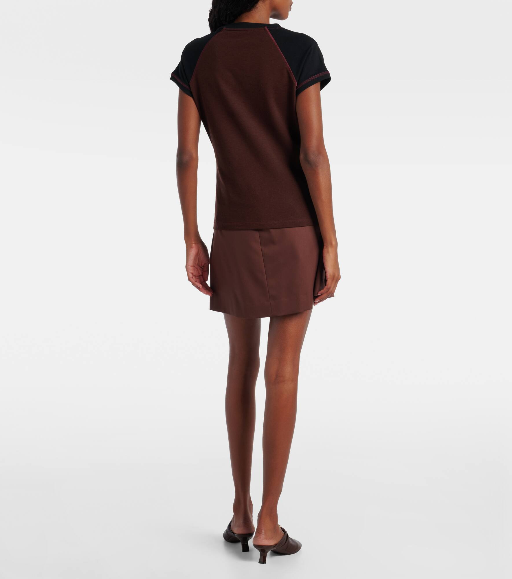 Cotton-blend T-shirt - 3