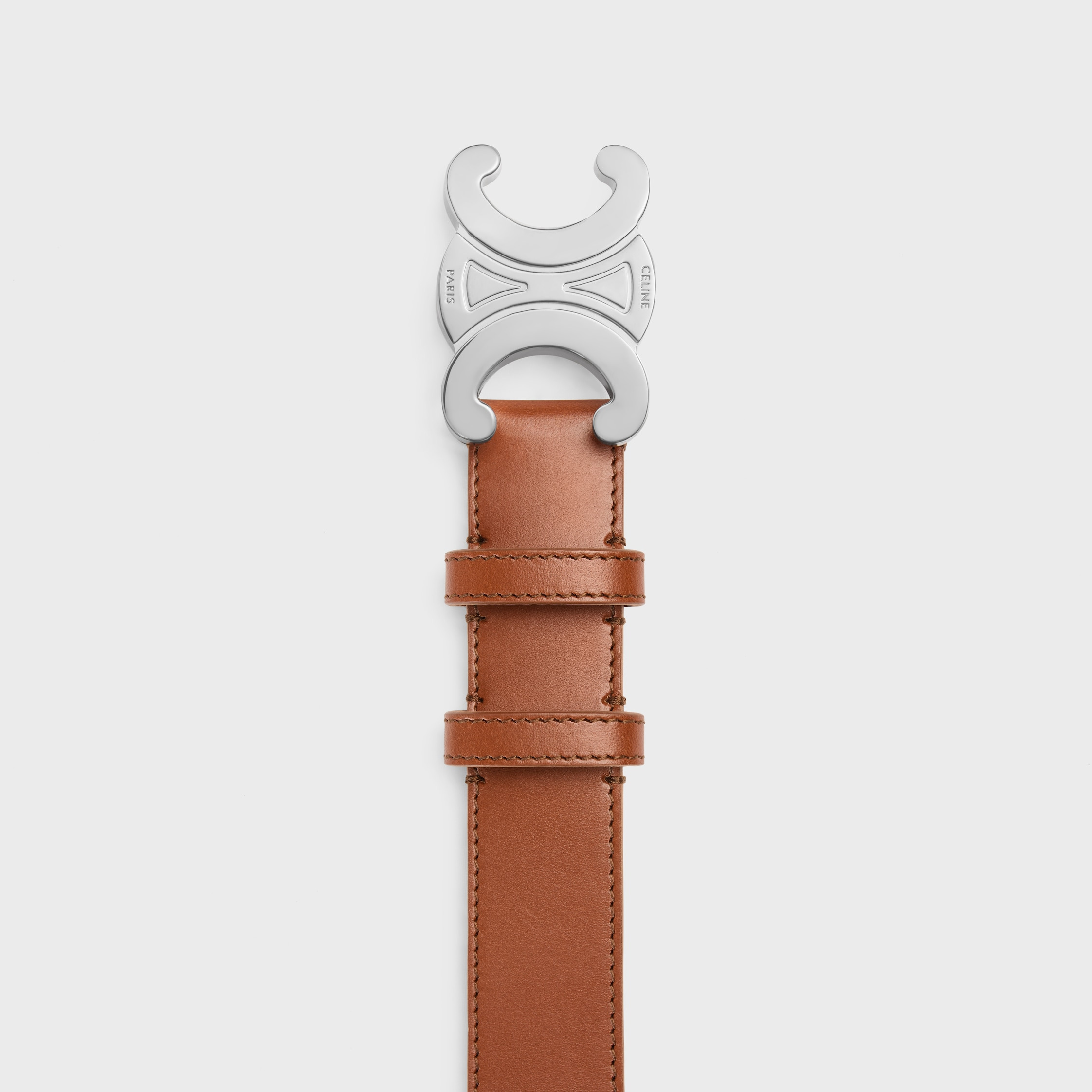 Large triomphe belt IN VINTAGE CALFSKIN - 3