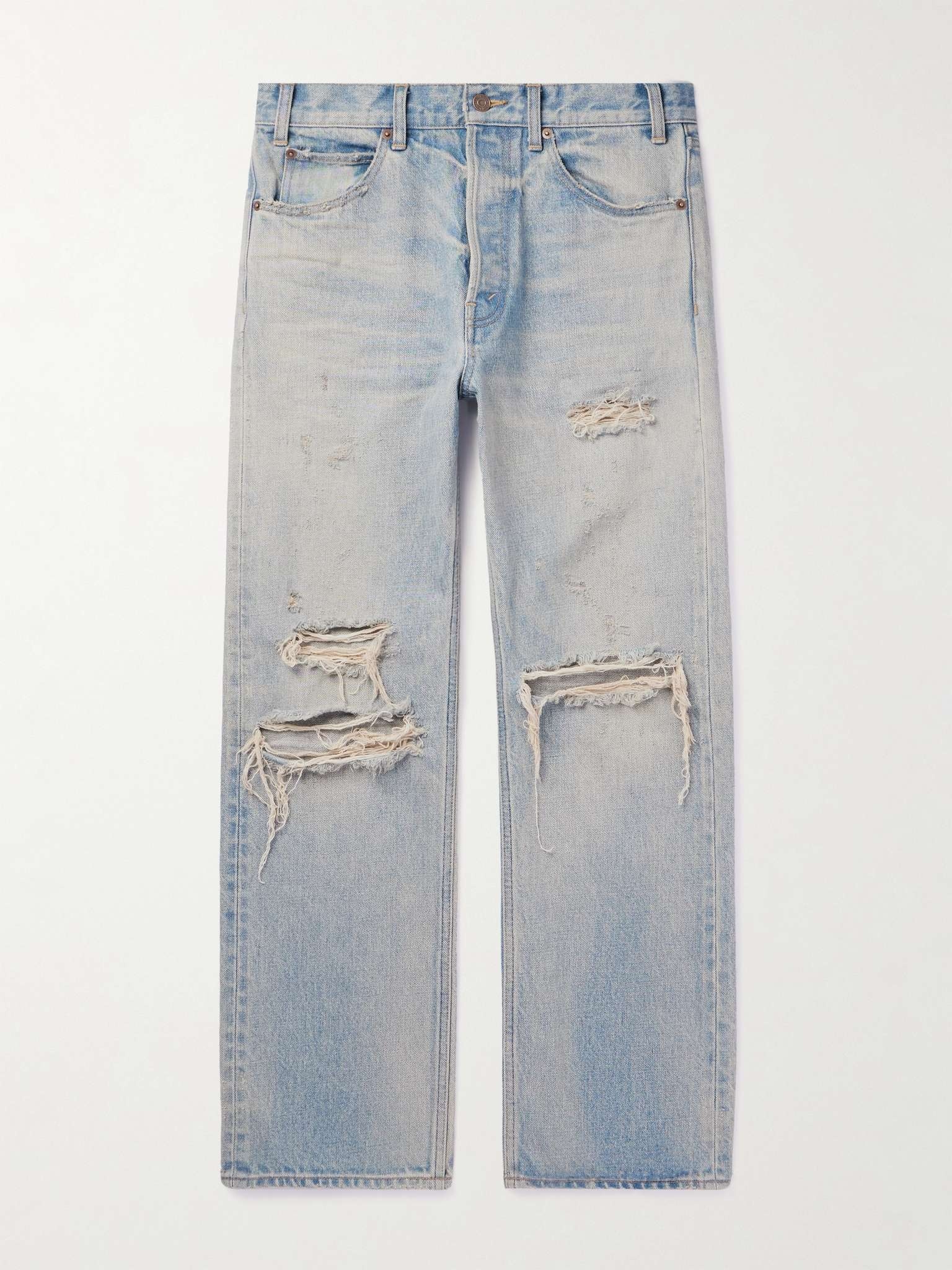 CELINE Kurt Straight-Leg Distressed Jeans | mrporter