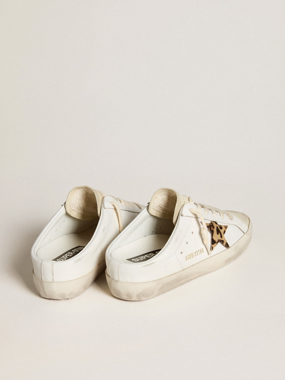 Super-Star Sabots with pony skin star and beige suede tongue - 5