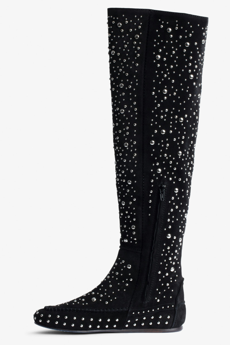 Santa Dream Studs High Boots 5