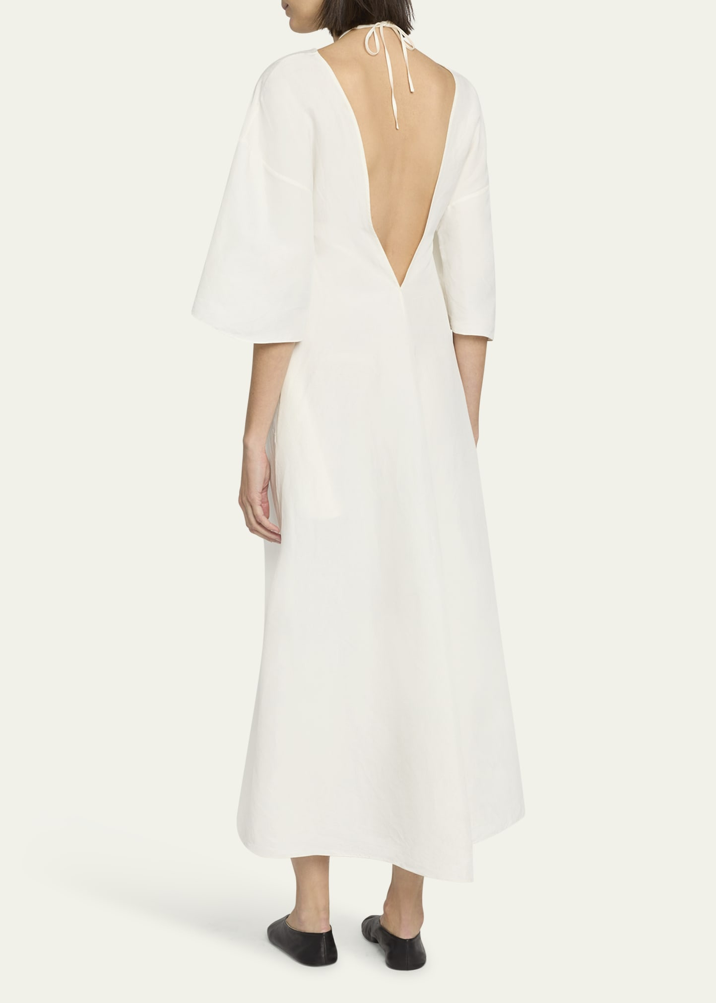Mia Silk A-Line Dress - 3