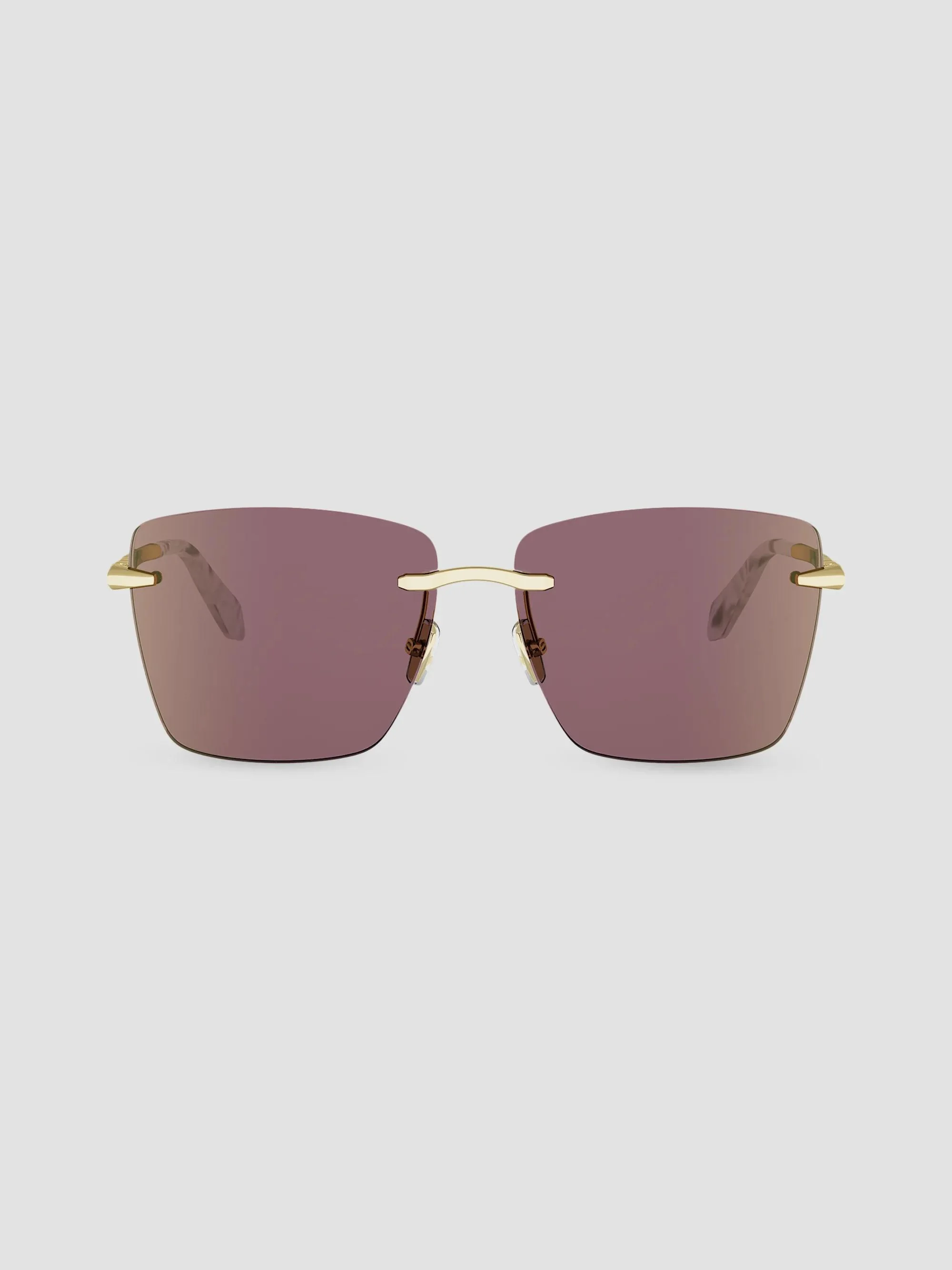Women's Serpenti Viper 60MM Square Sunglasses - Gold - 1