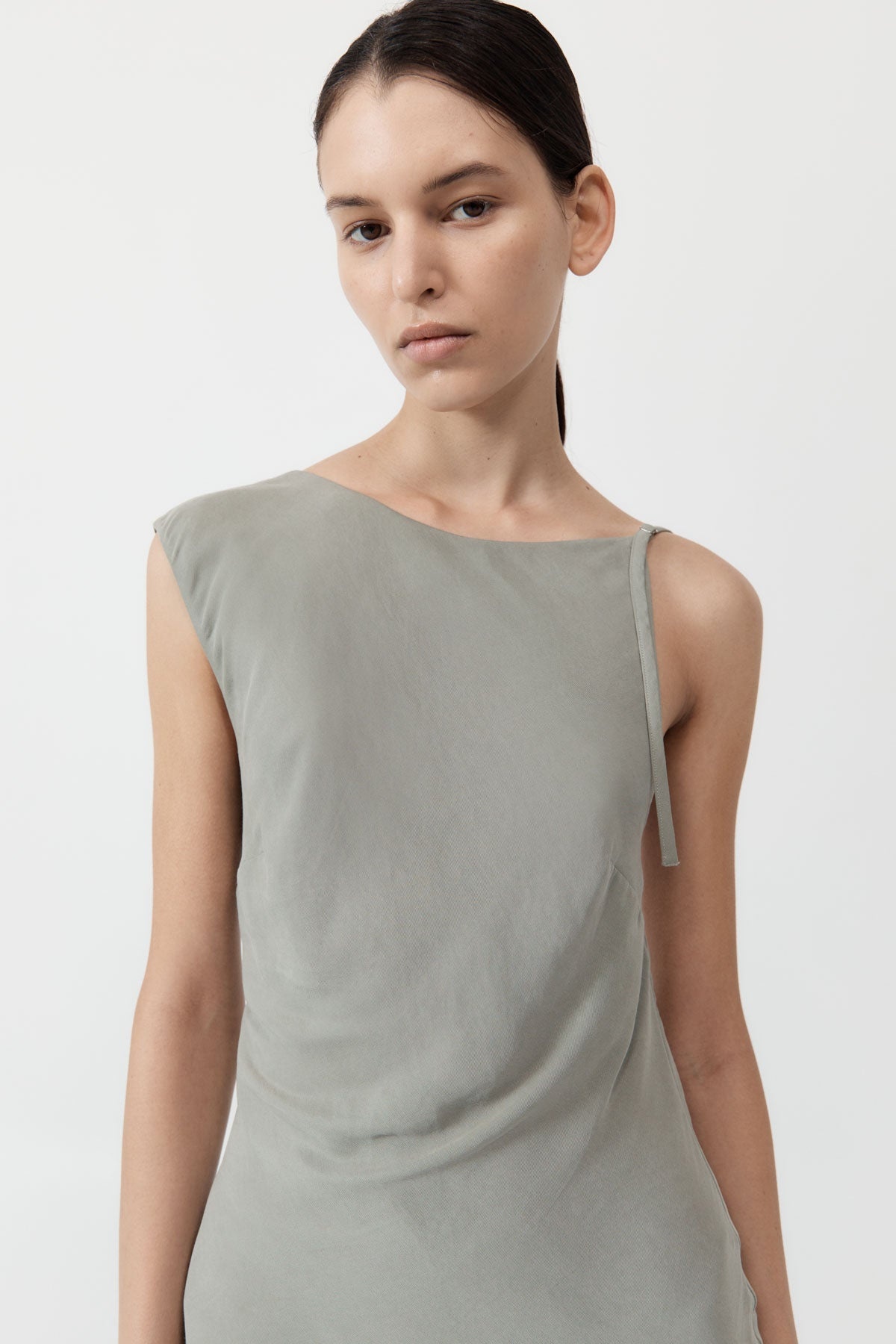 Sophia Drape Mini Dress - Shadow - 4