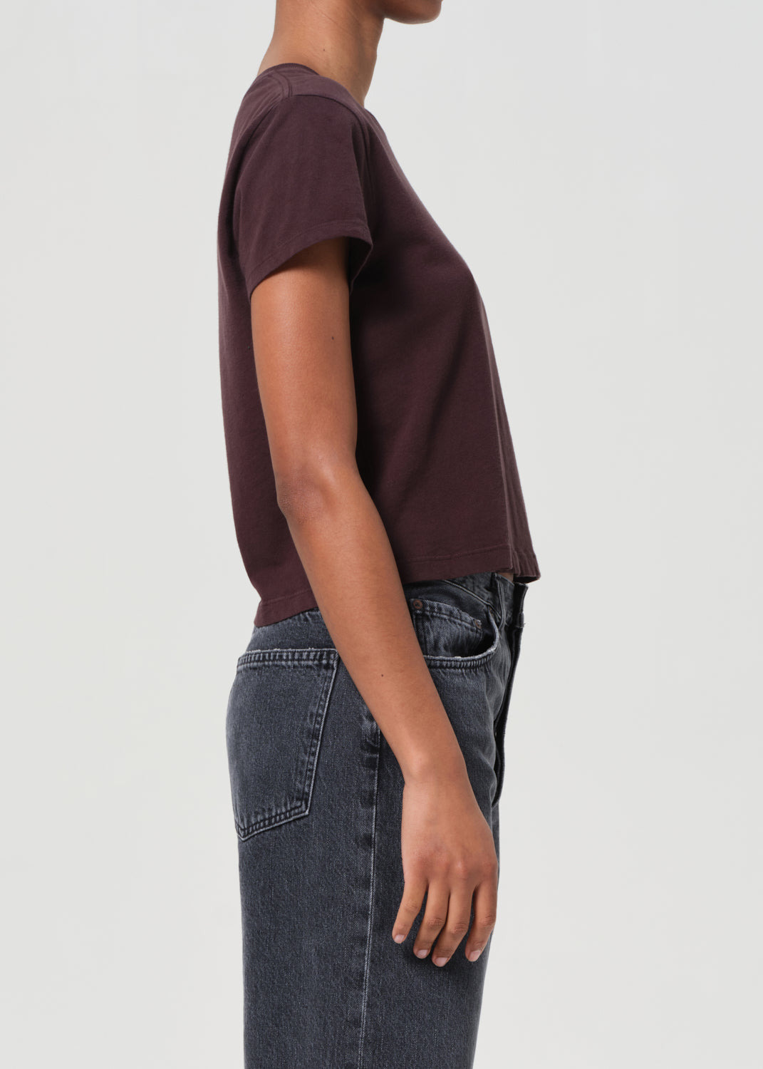 ADINE SHRUNKEN TEE IN ROOT - 3