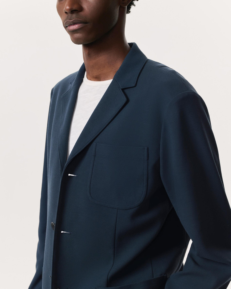 rag & bone Achilles Italian Cotton-Blend Knit Blazer outlook