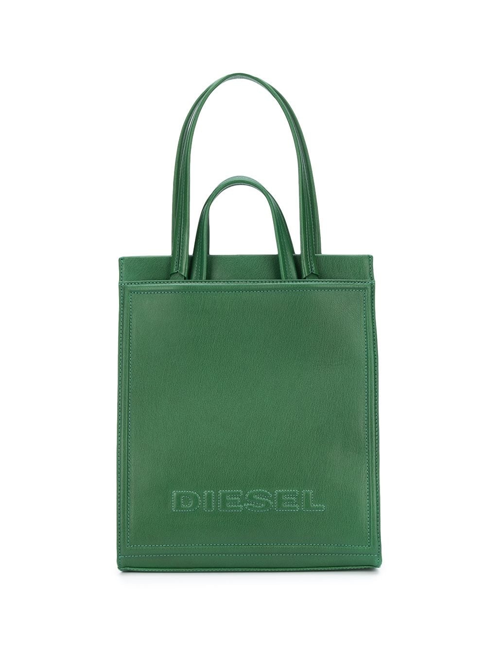 embossed logo tote - 1