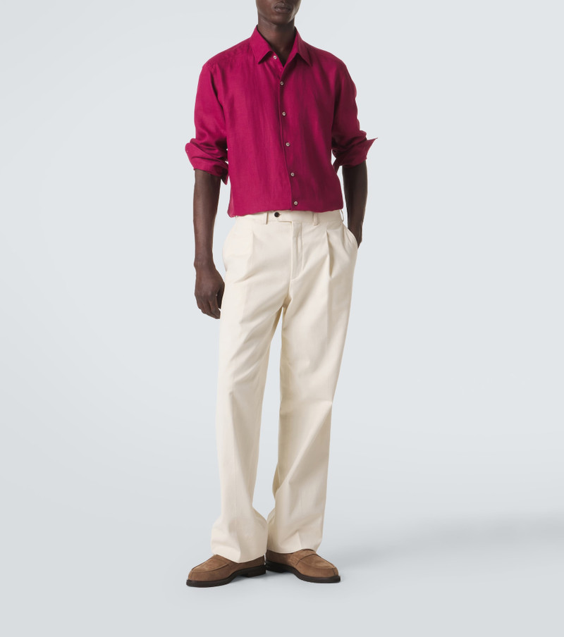 THOM SWEENEY Suede penny loafers outlook