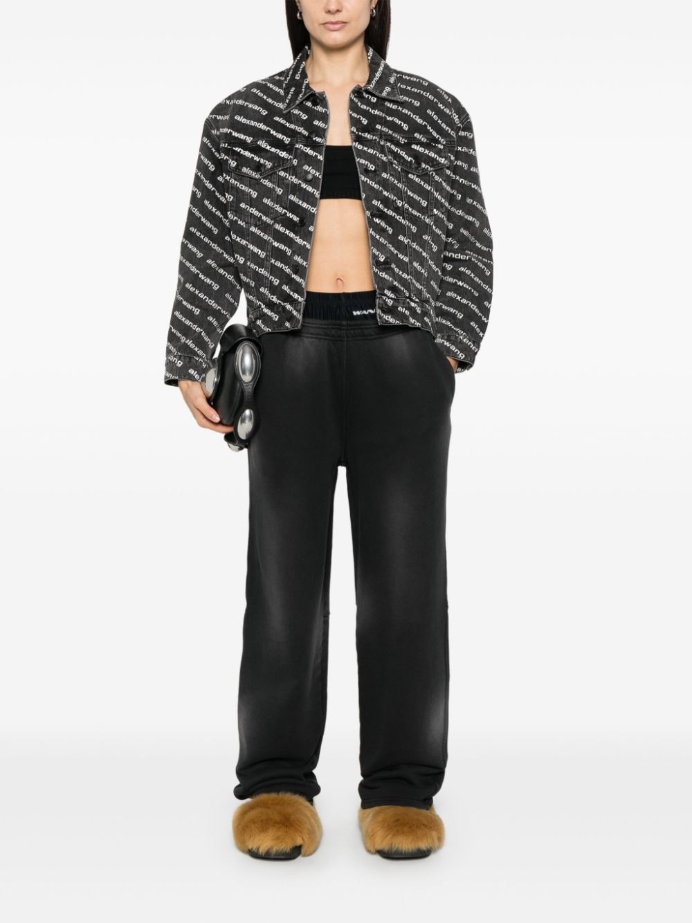 bike-shorts track pants - 2