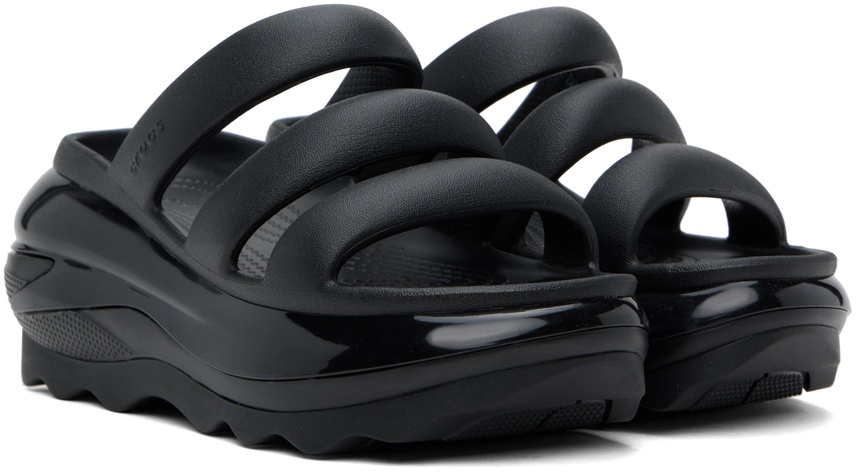 【CROCS】MEGA CRUSH TRIPLE STRAP W★BLACK Crocs WOMEN'S MEGA CRUSH TRIPLE STRAP Black Fast Free