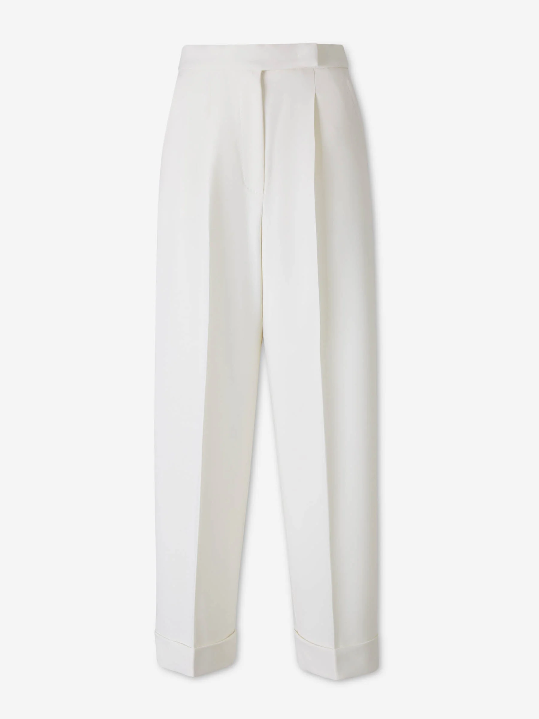 STRAIGHT LEG TROUSERS WITH PLEATS - 1