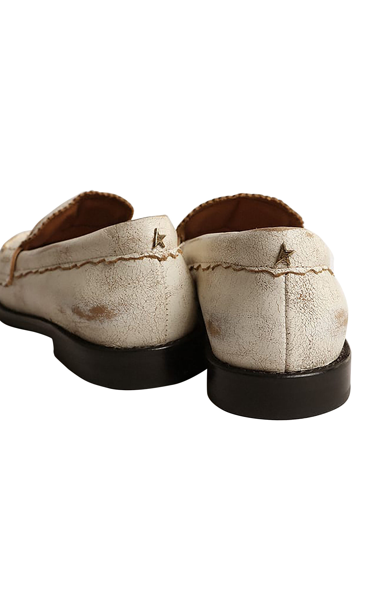 Jerry Leather Slippers white - 3