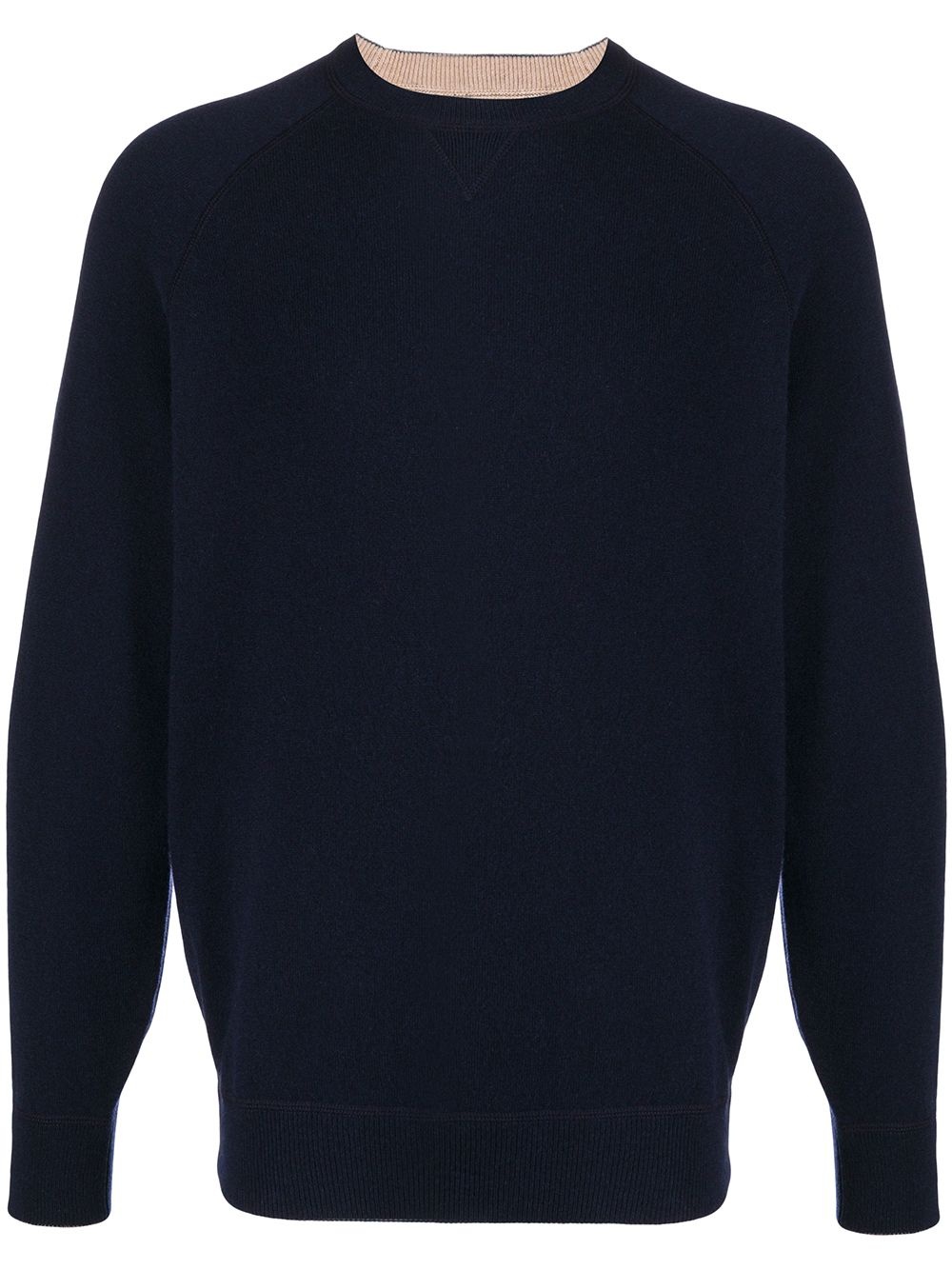 crew neck cashmere jumper  - 1