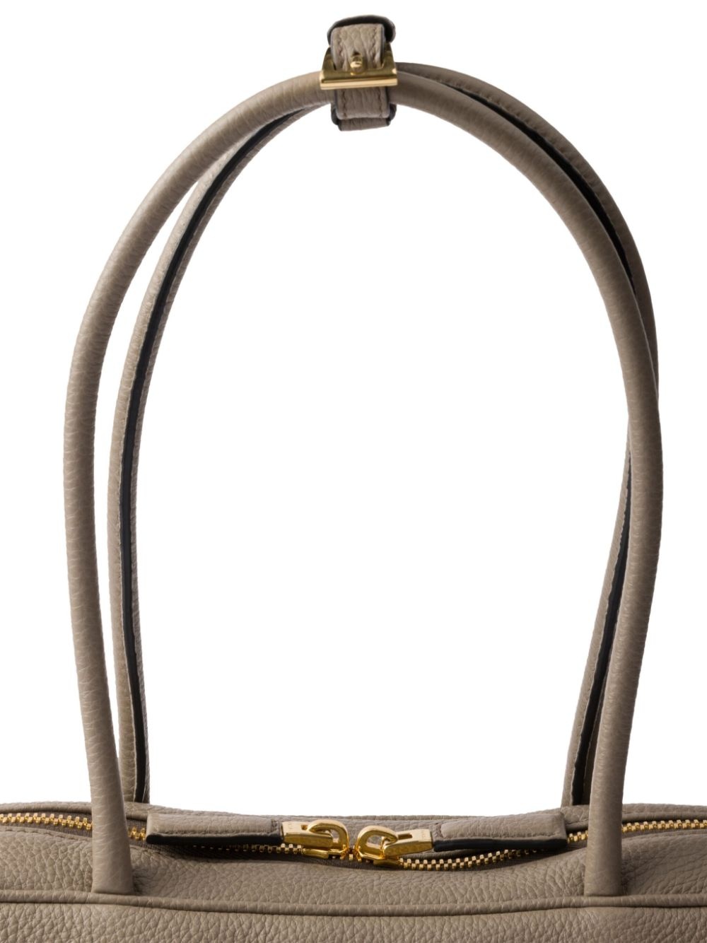 medium leather top-handle bag - 4