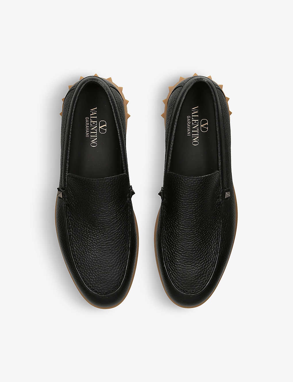 Leisure Flows stud-detail leather loafers - 2