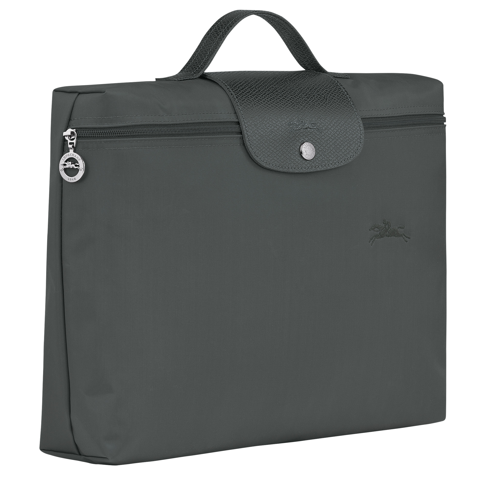 Le Pliage Green S Briefcase Graphite - Recycled canvas - 3