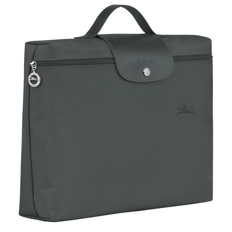 Le Pliage Green S Briefcase Graphite - Recycled canvas 3