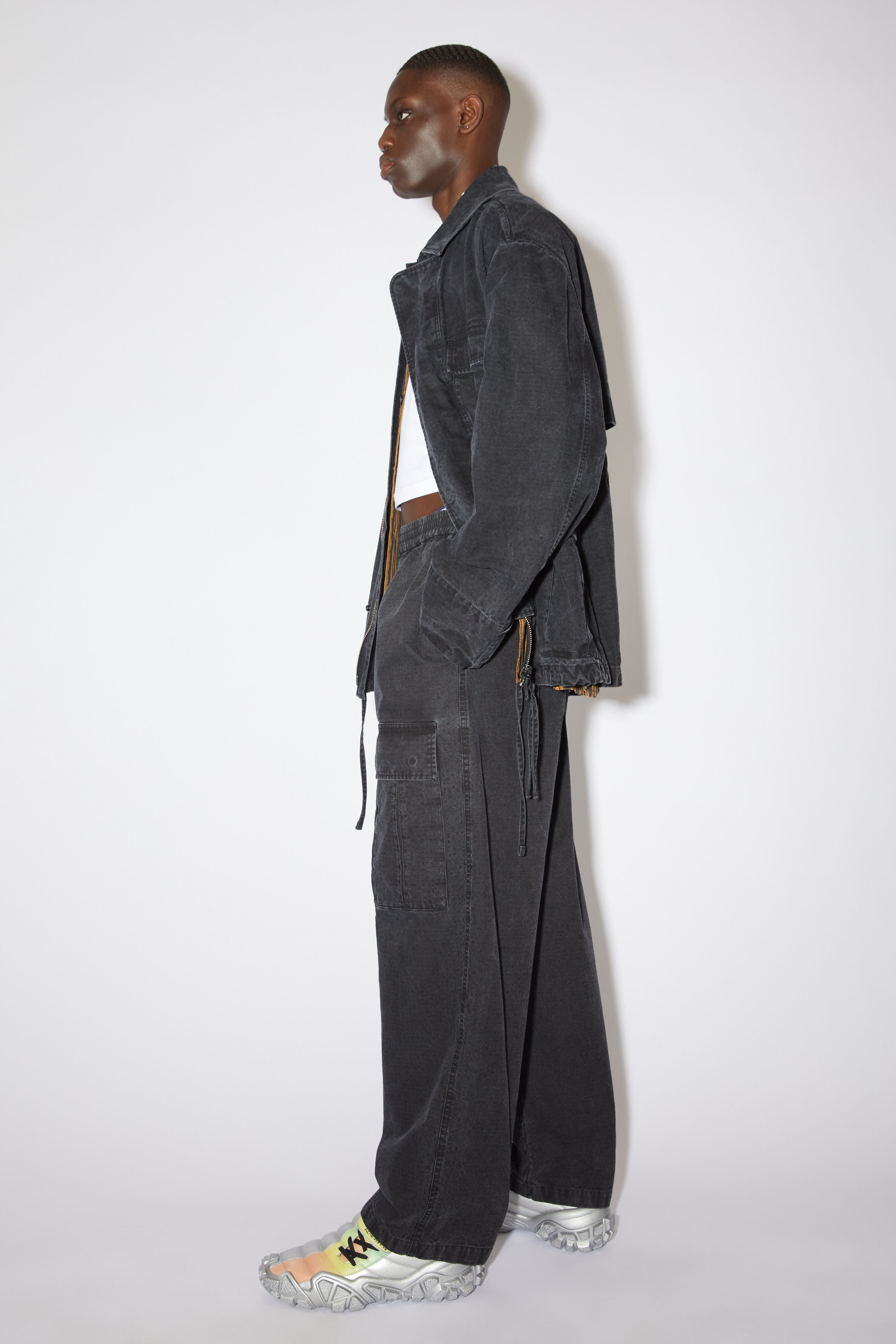 Cargo trousers - Black - 4