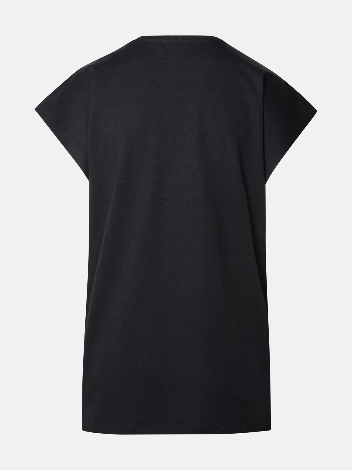 BLACK COTTON T-SHIRT - 3