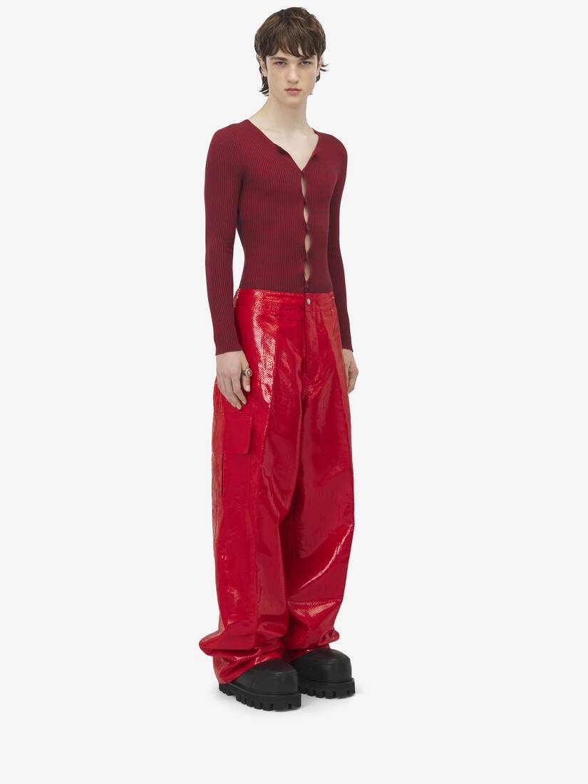 Low Rise Cargo Trousers - 3