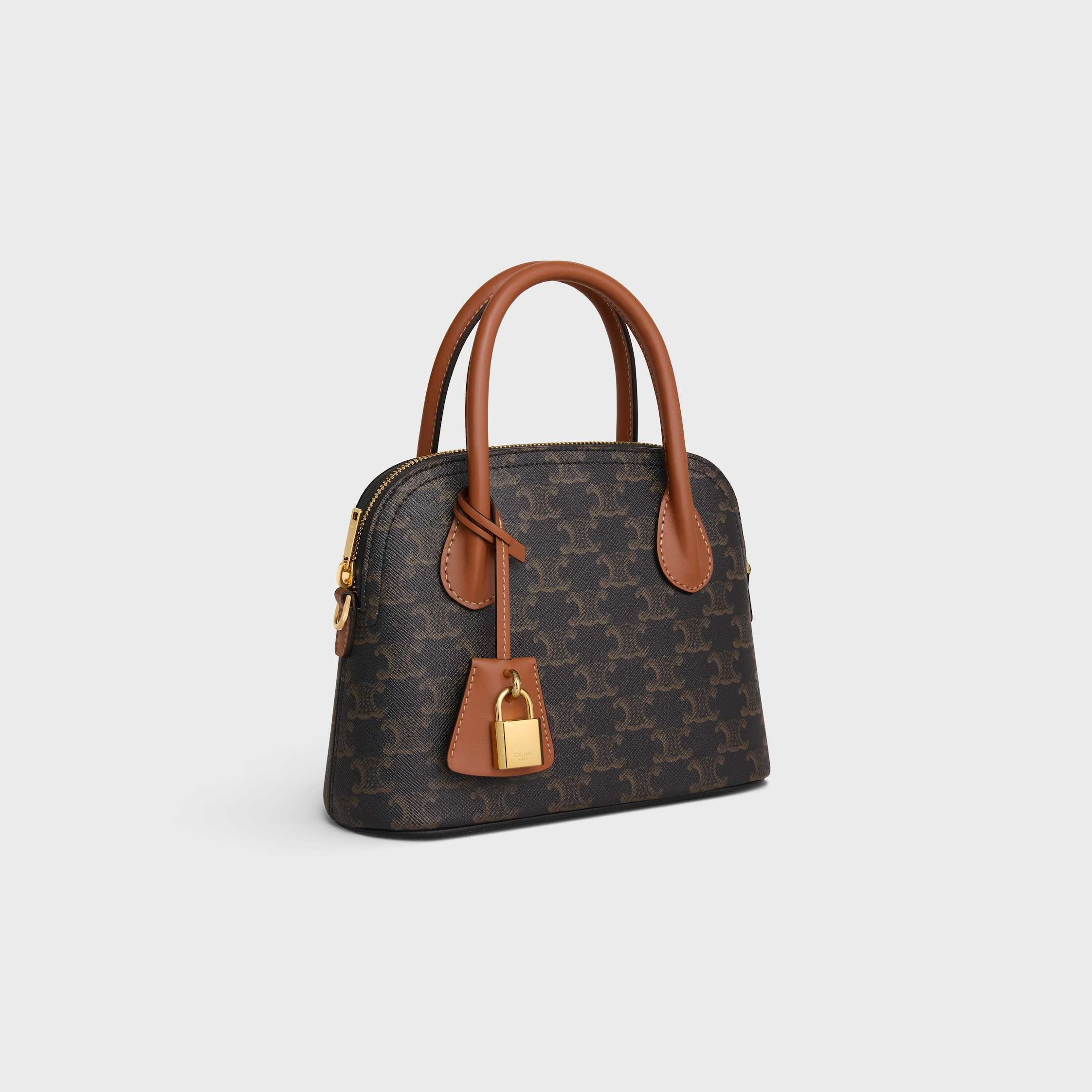 TEEN HONORINE BAG IN Triomphe Canvas and Calfskin - 2