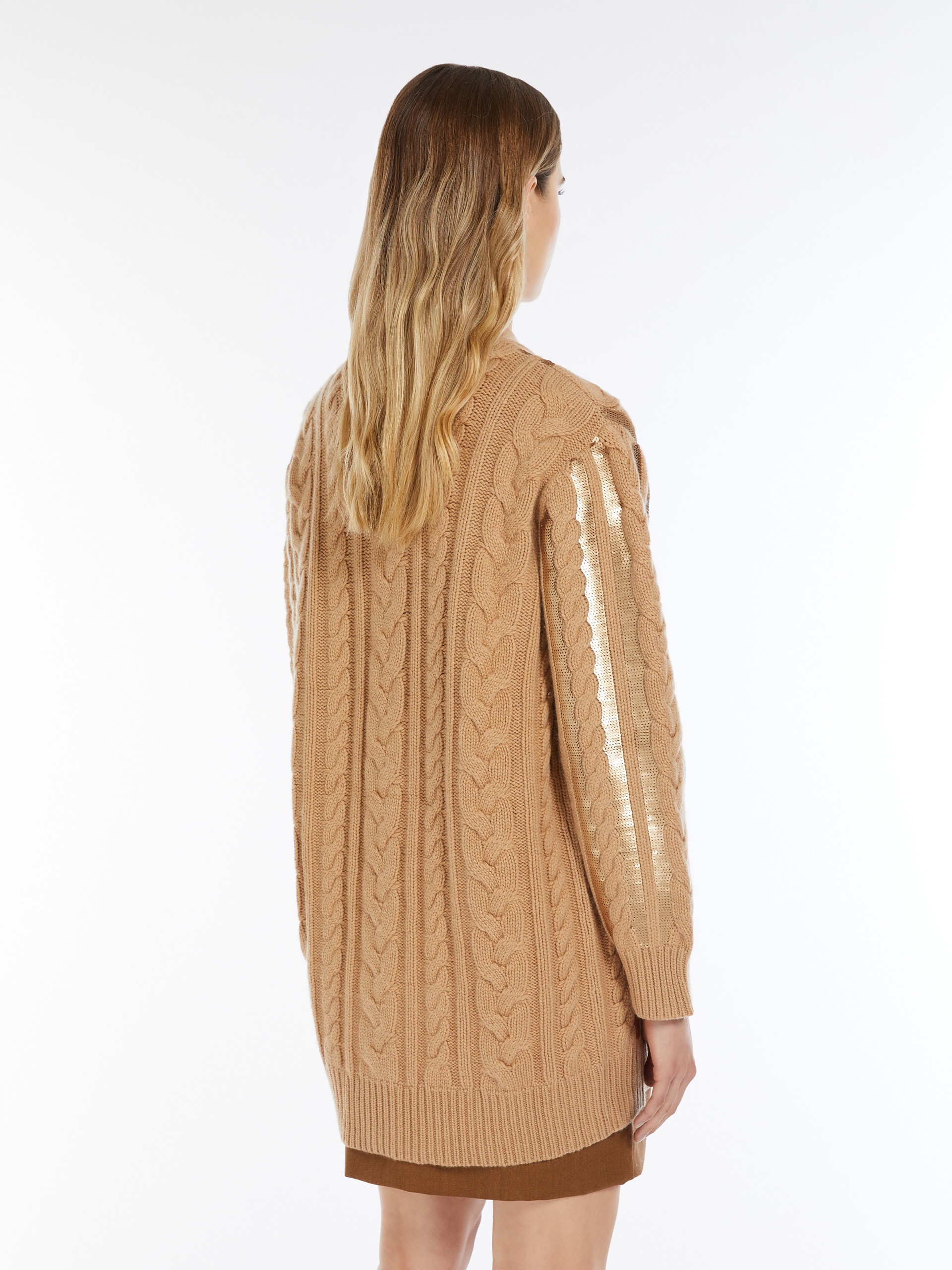 MIRCO Wool and cashmere cardigan with sequins - 4