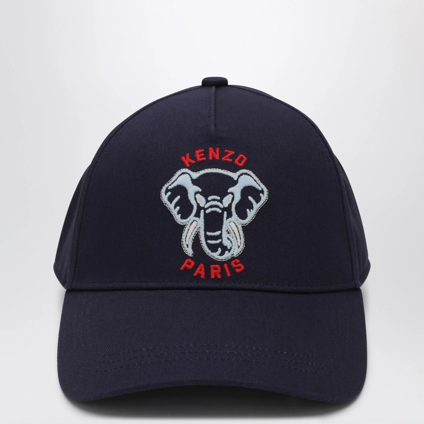 Navy blue baseball cap with logo - 1