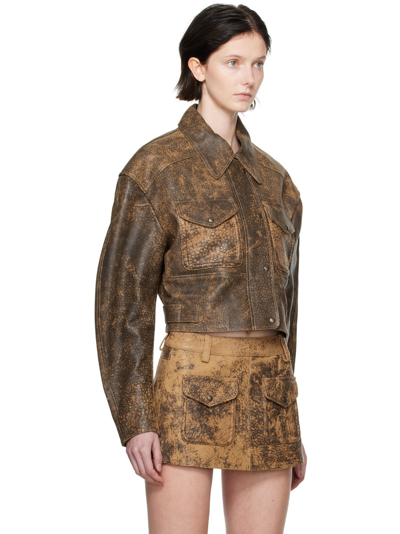 Brown Hellz Leather Jacket 2