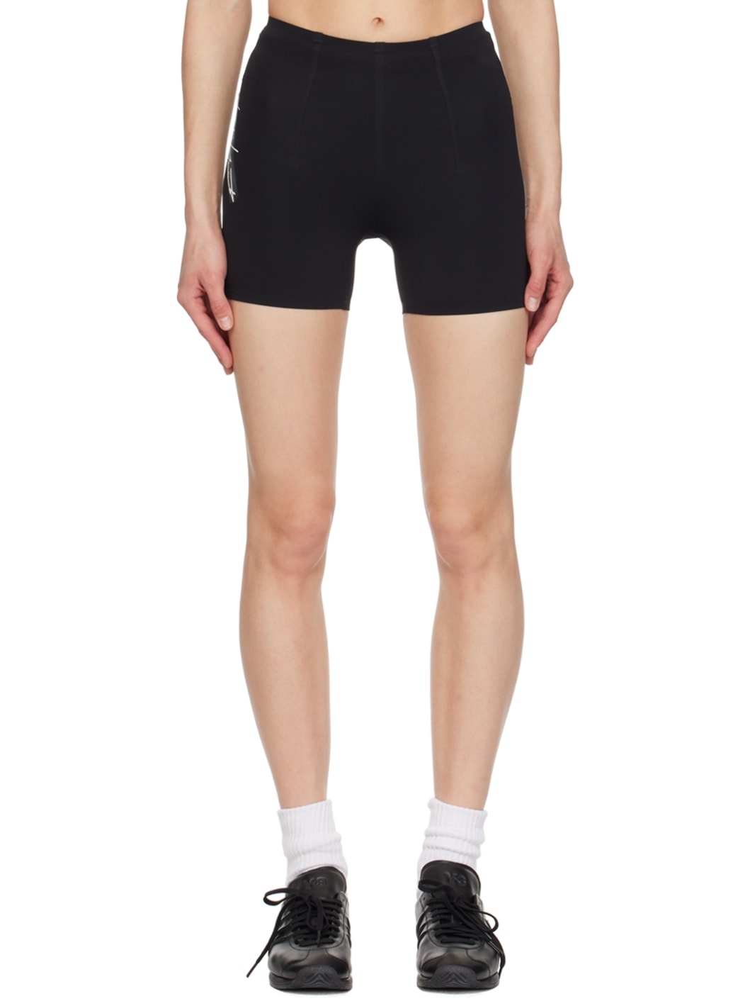 Black Running Sport Shorts - 1