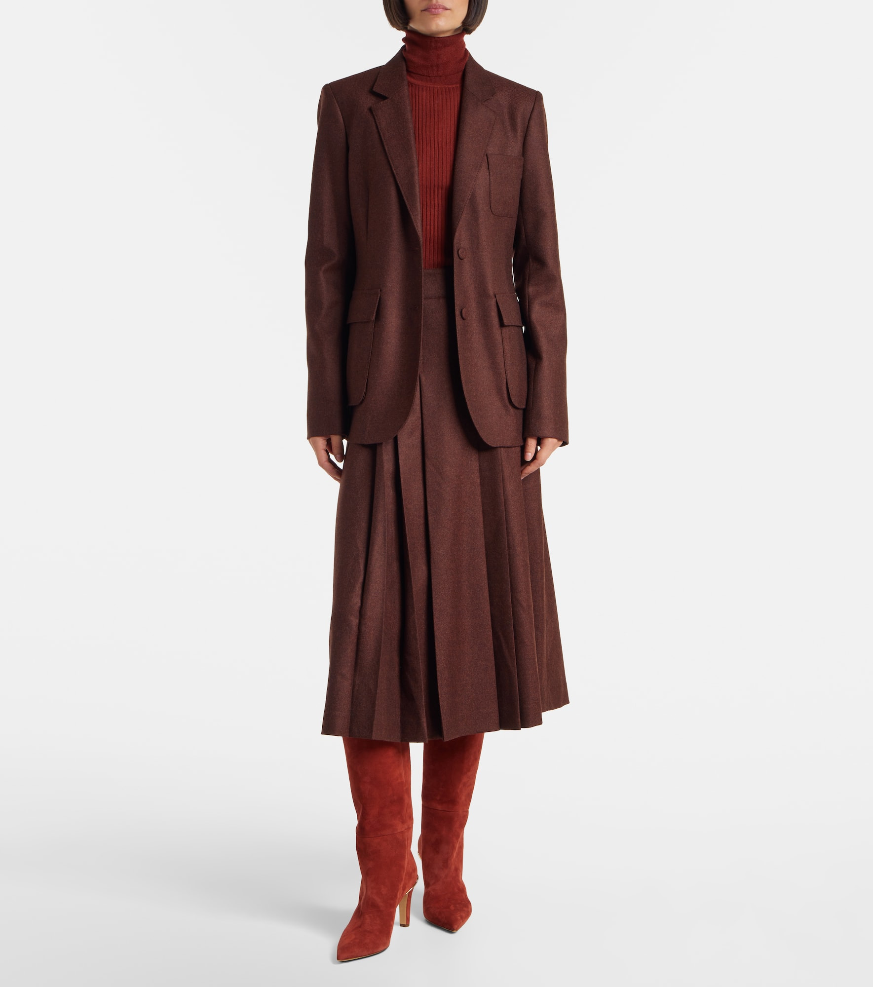 Louisa wool-blend blazer - 2