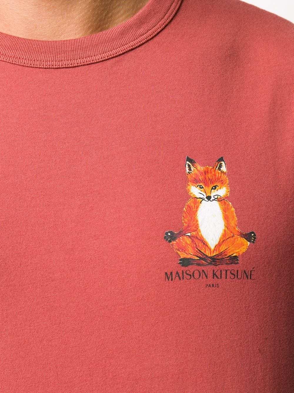 fox-print T-shirt - 6