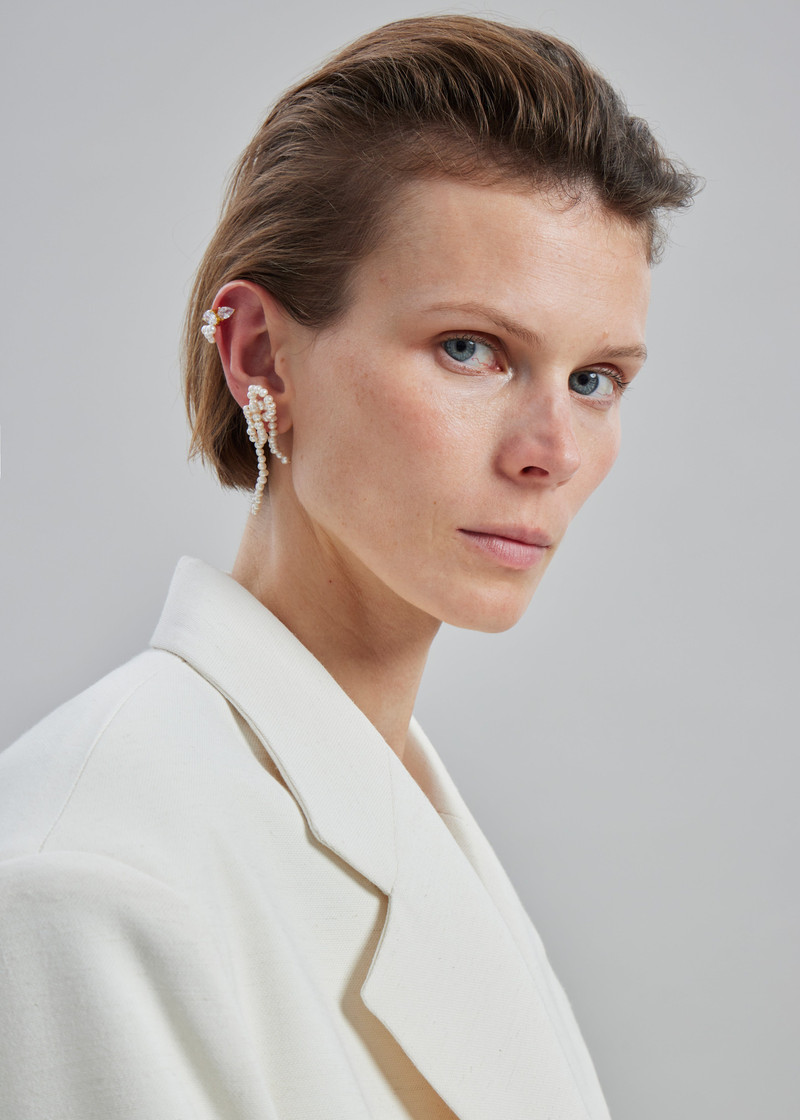 Completedworks The Break Between The Clouds Earrings - White 3