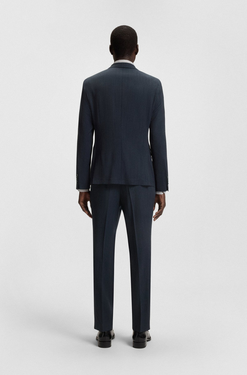 BOSS SLIM-FIT SUIT IN WOOL AND SILK outlook