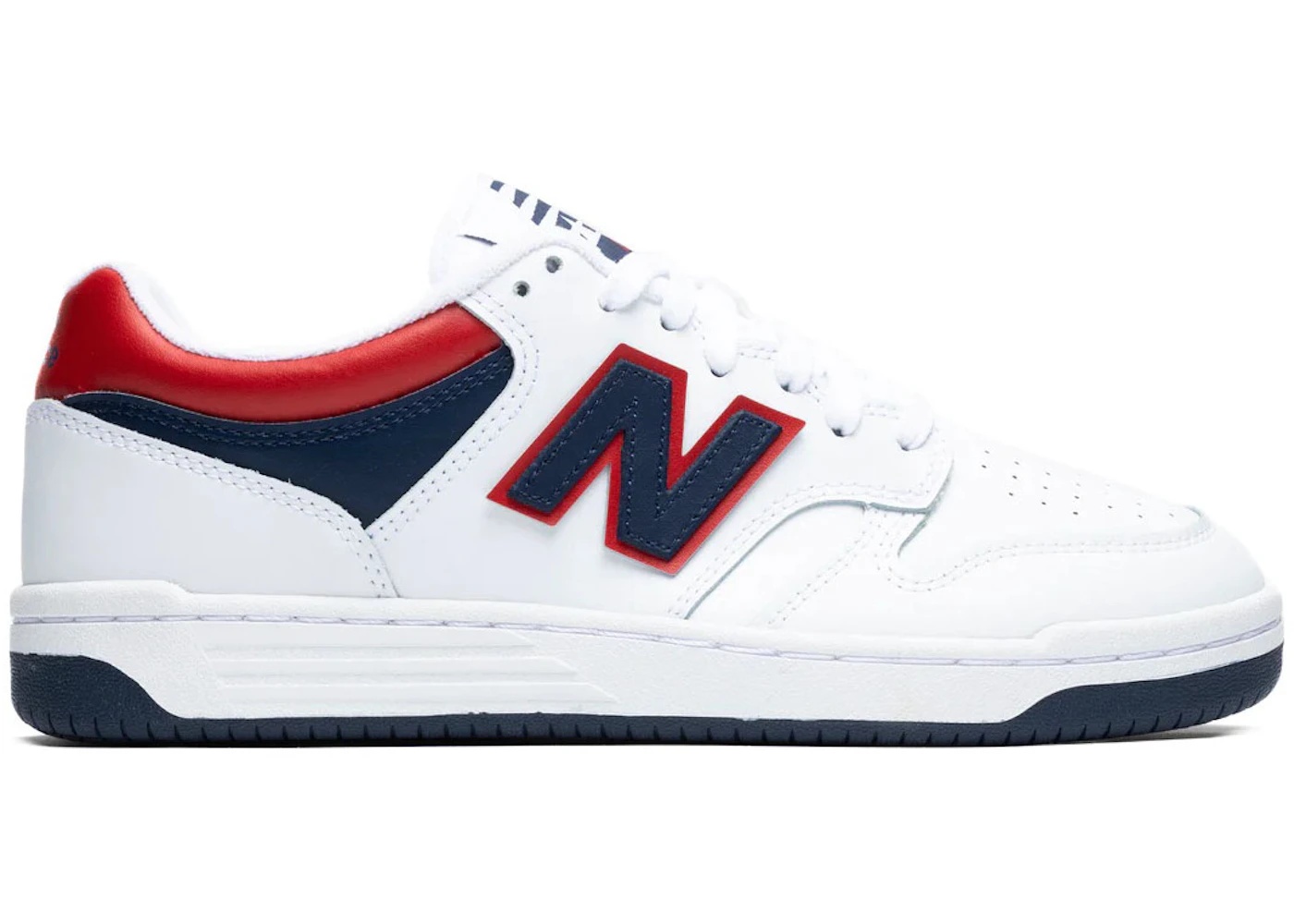 New Balance 480 White Indigo Red - 1