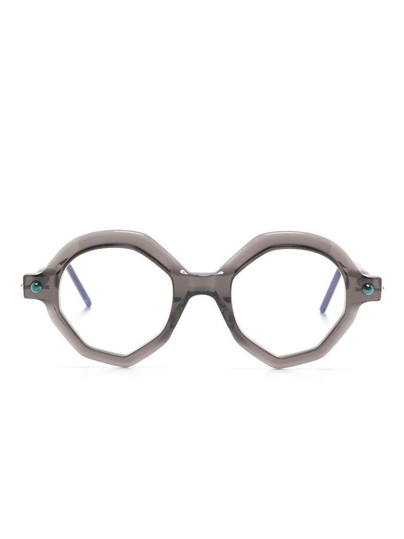 P18 geometric-frame glasses 1