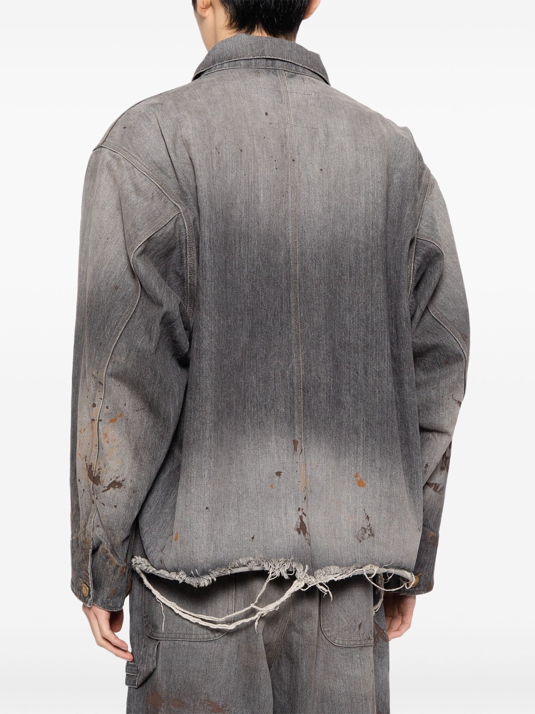 doublet Cut Off Denim Coverall | club21 | REVERSIBLE doublet Cut Off Denim Coverall | club21 | REVERSIBLE