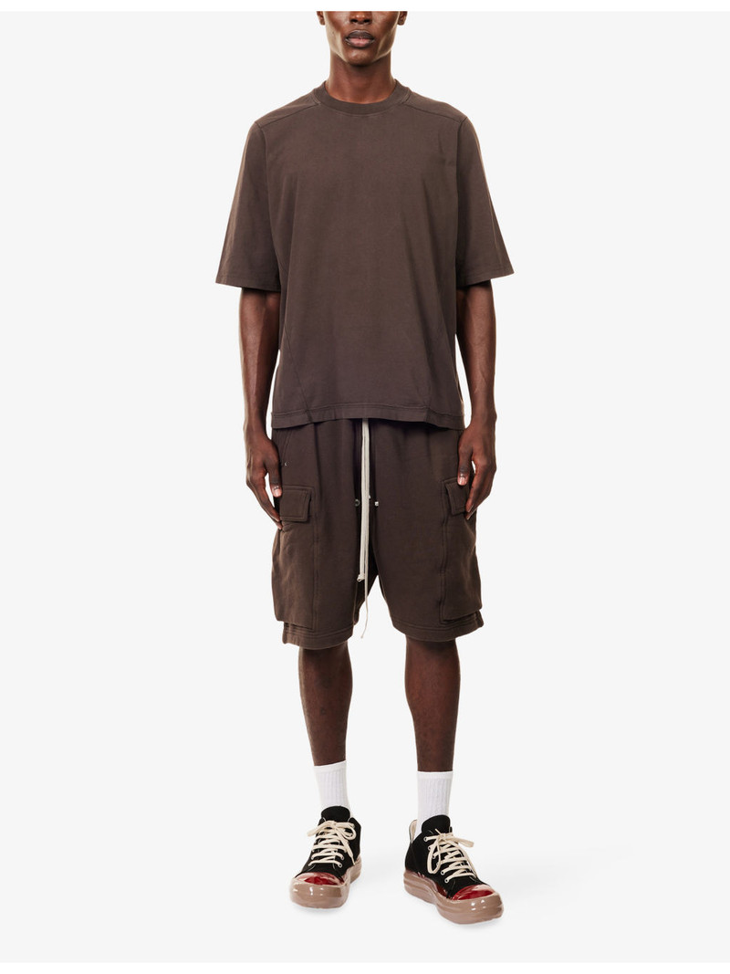 Rick Owens DRKSHDW Walrus Webb-Strap Cotton T-shirt outlook