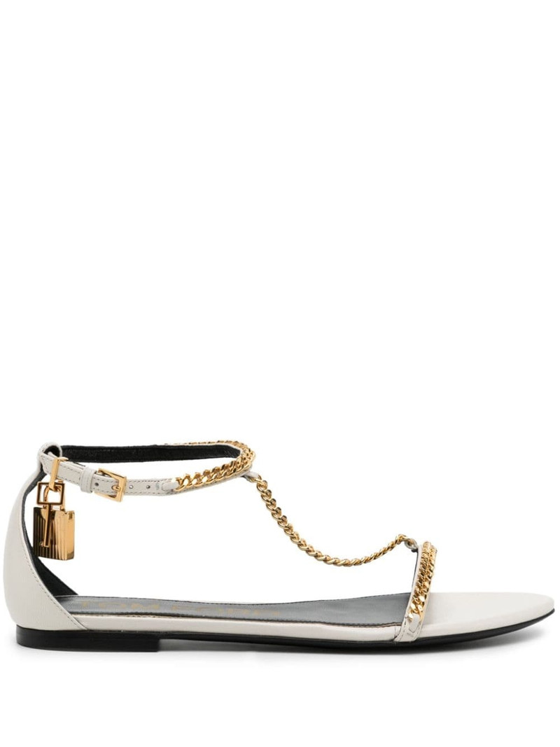 Padlock chain-link sandals 1