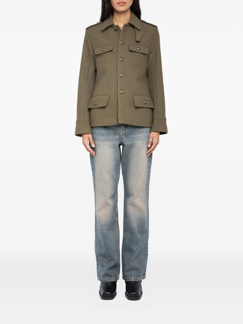 Zadig & Voltaire military-pocket buttoned jacket outlook
