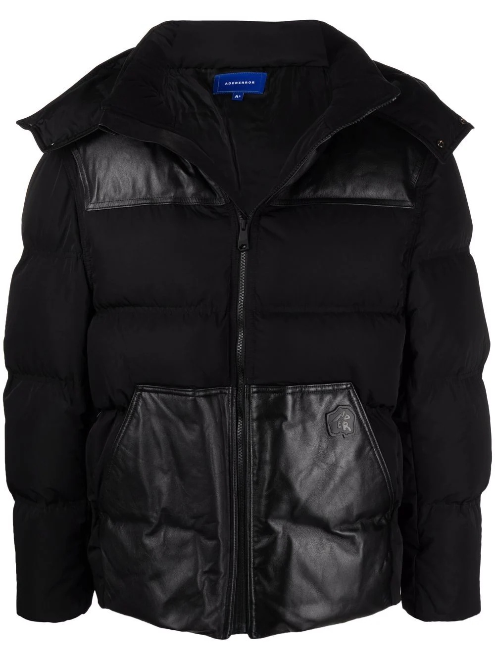 zipped padded jacket - 1