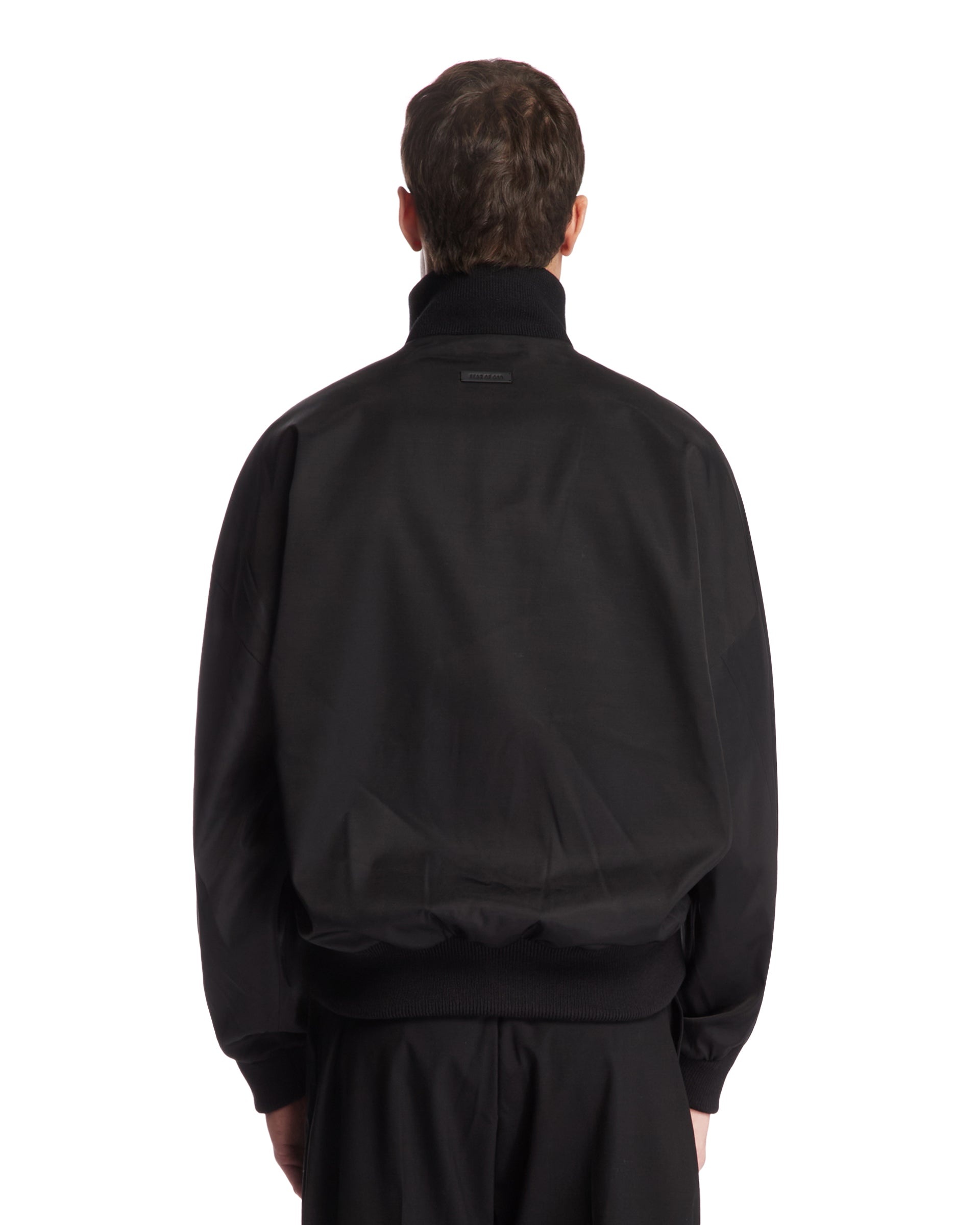 Black High Collar Sweater - 3