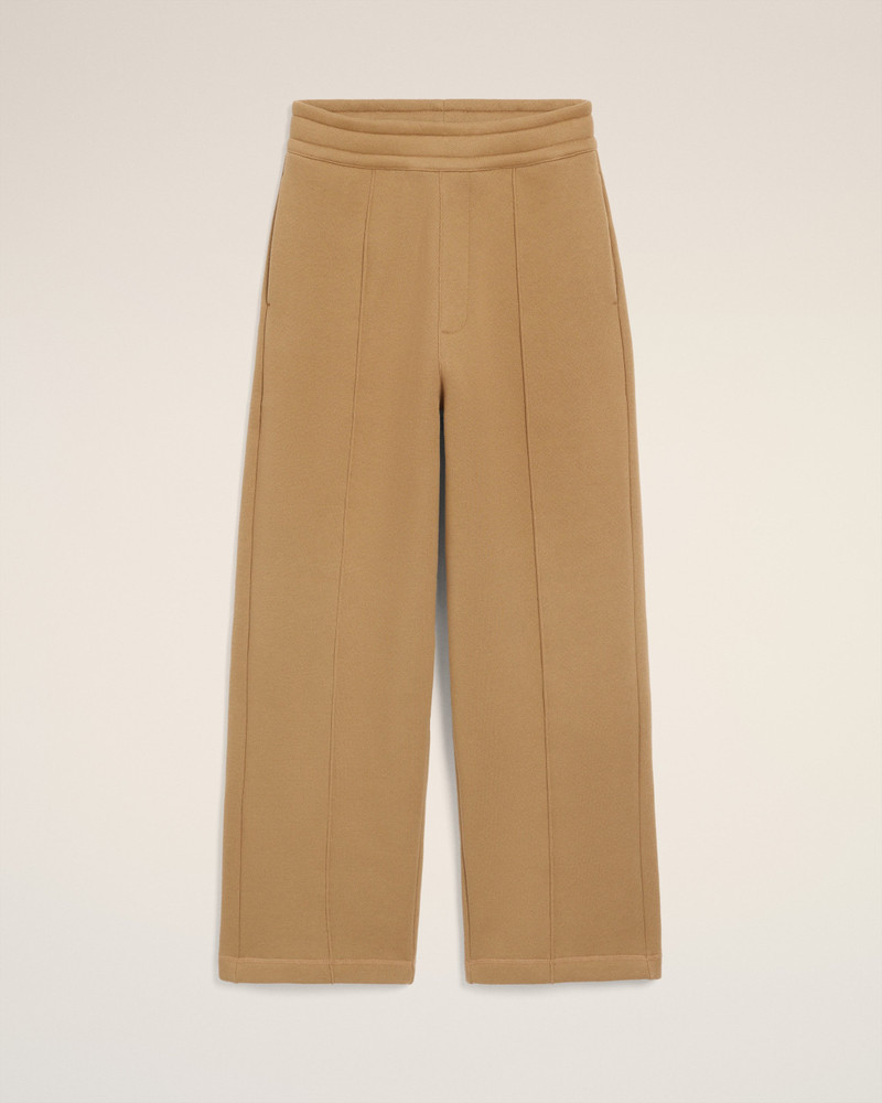 BROWN COTTON FLARE AMI DE CŒUR JOGGING 1
