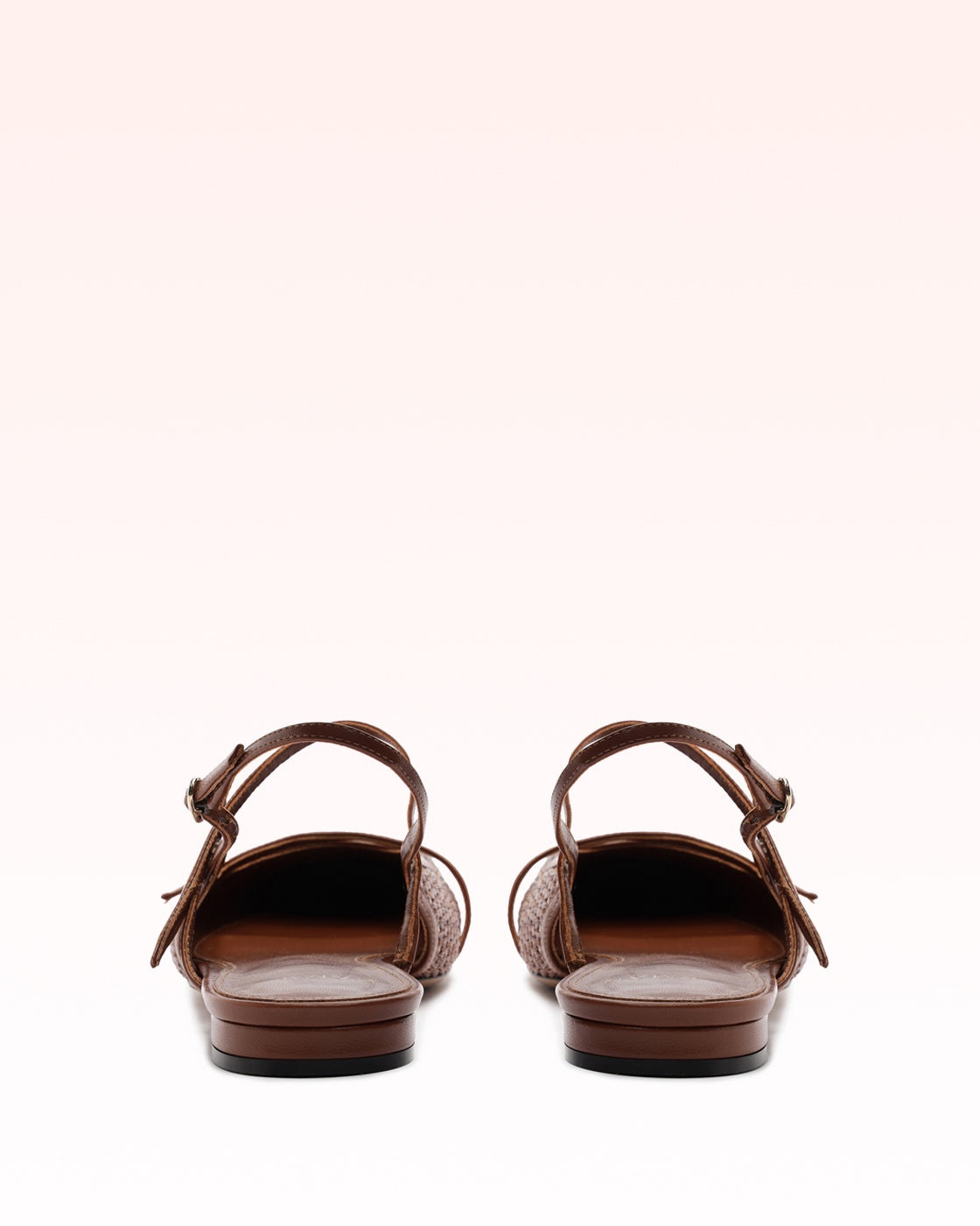 TITA RAFFIA FLAT CHOCOLATE - 5