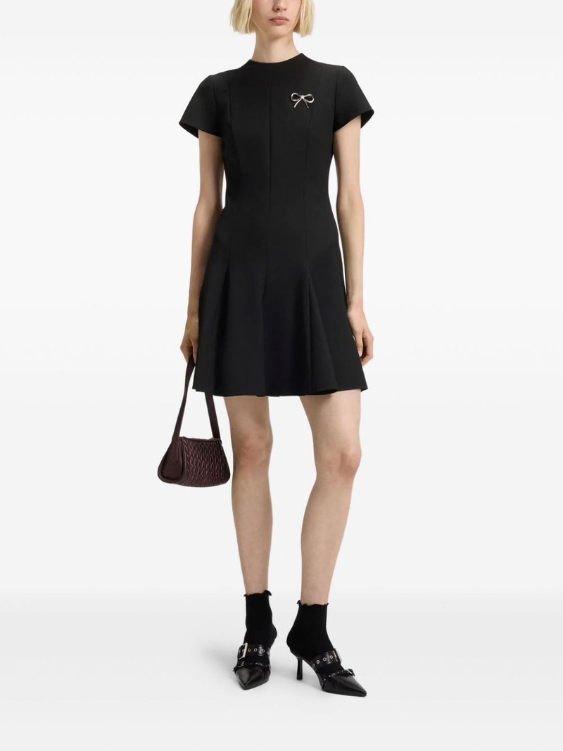 HUGO bow-detail mini dress outlook