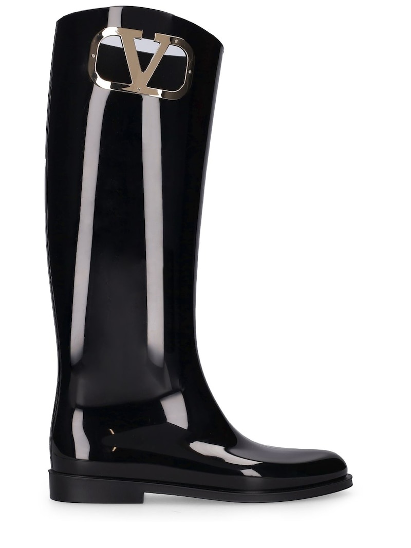 20mm Vlogo PVC tall boots - 1