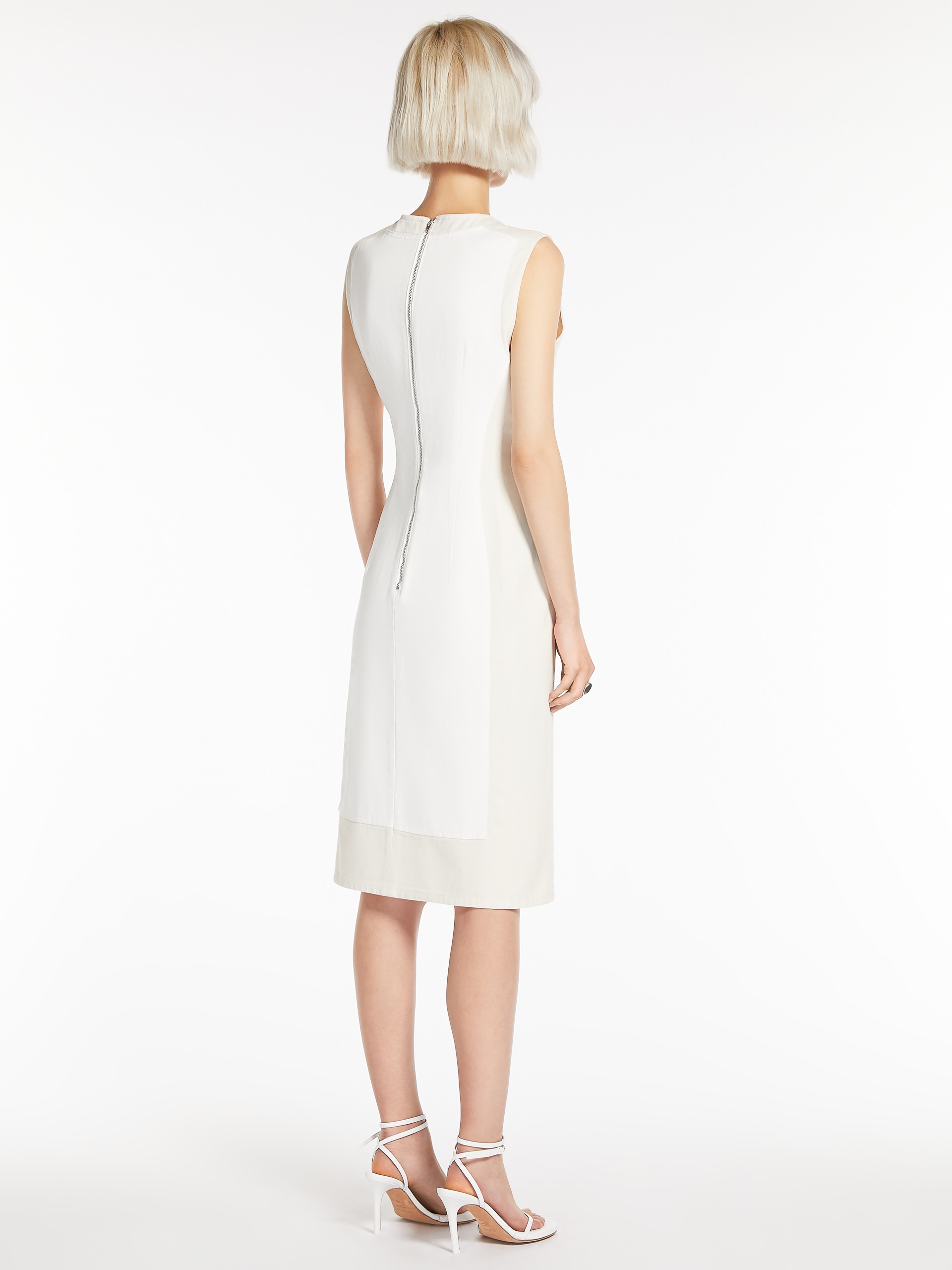 YANG Double-colour sleeveless dress - 4
