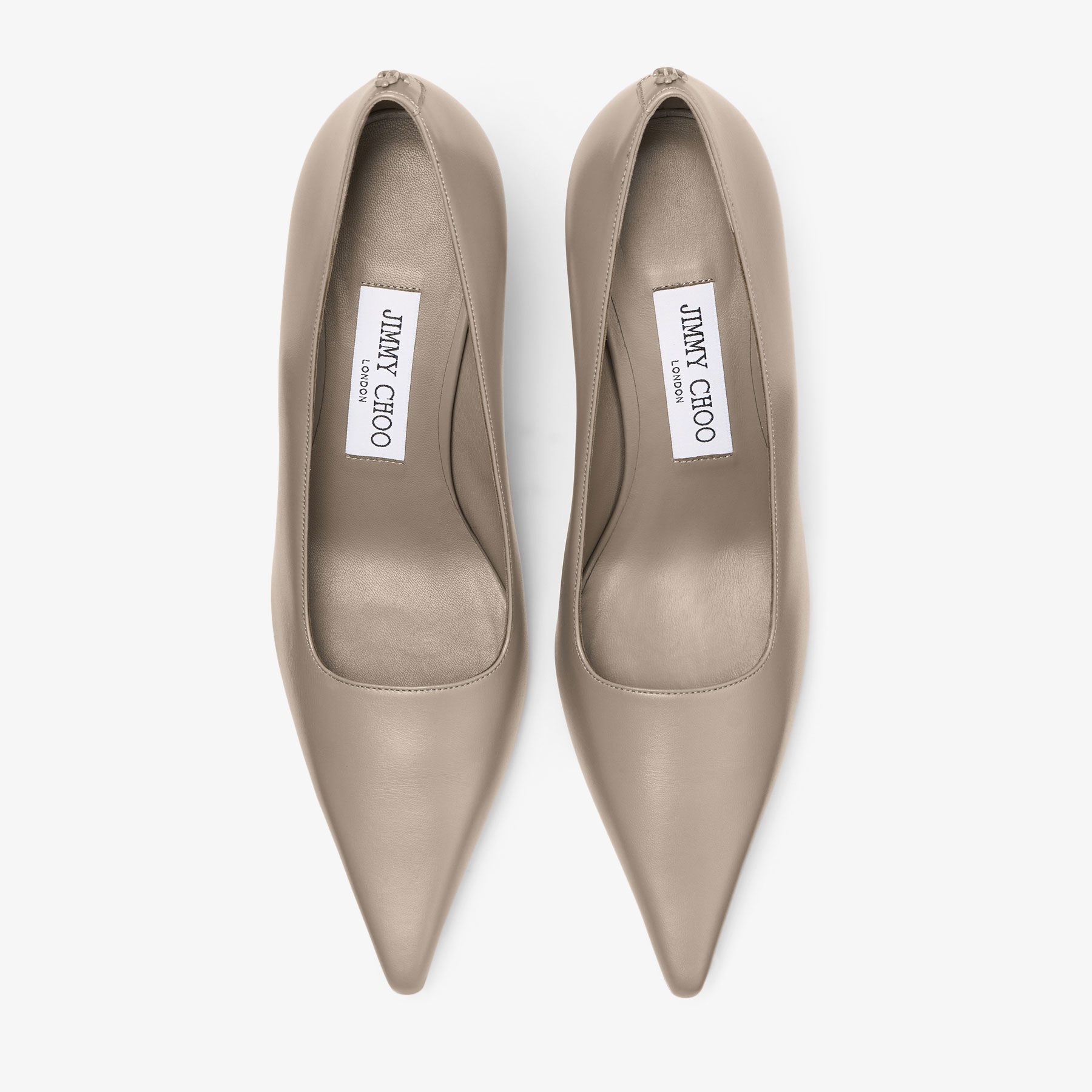 JIMMY CHOO Ryker 90 レザー パンプス Ryker 90 | Bamboo/Gold Calf Leather Shoe | JIMMY CHOO